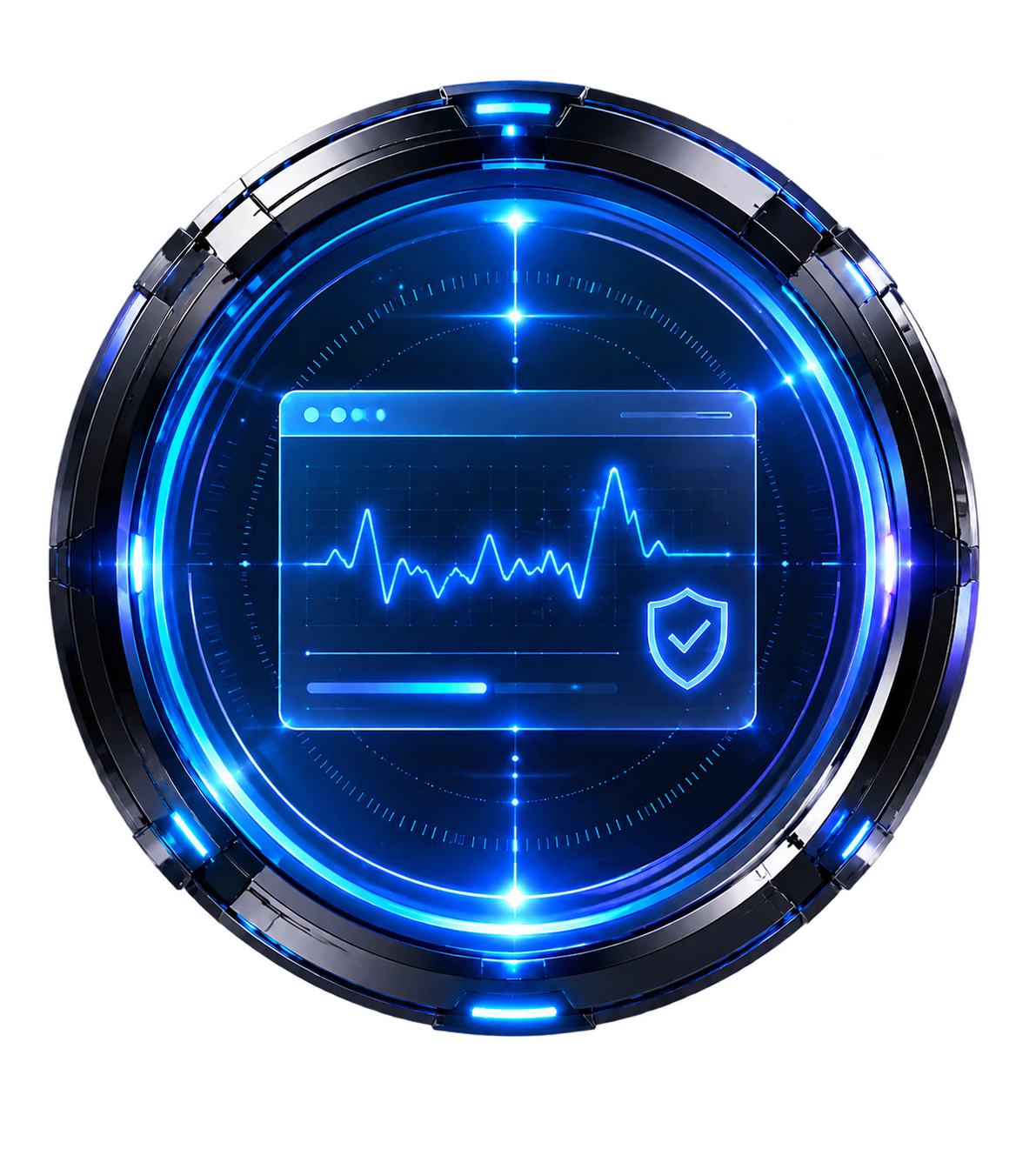 Performance monitoring dashboard illustration